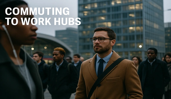Commuting to Work Hubs