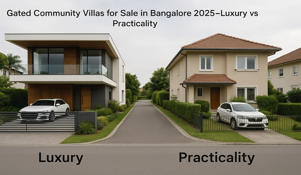 Gated Community Villas for Sale in Bangalore 2025-Luxury vs Practicality