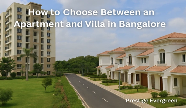 How to Choose Between an Apartment and Villa in Bangalore