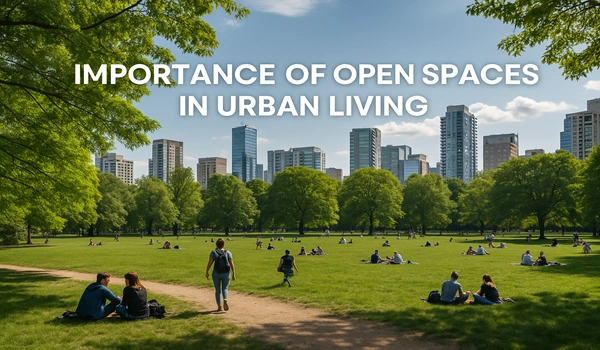 Green open spaces enhancing quality of life and well-being in urban living environments