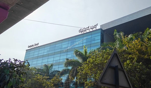 Exterior view of the Daimler Truck innovation center showcasing global corporate neighbors of Prestige Evergreen