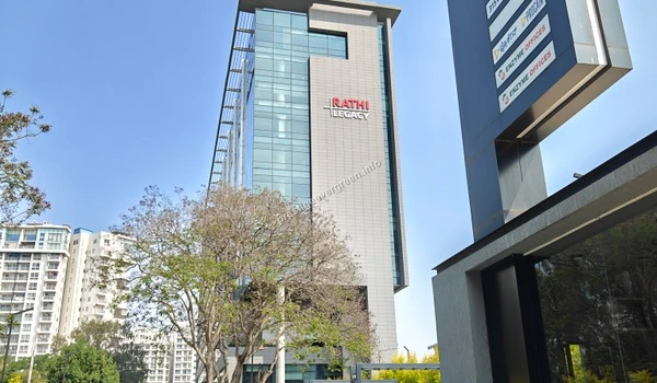 View of Rathi Legacy building housing Enzyme Offices located near Prestige Evergreen