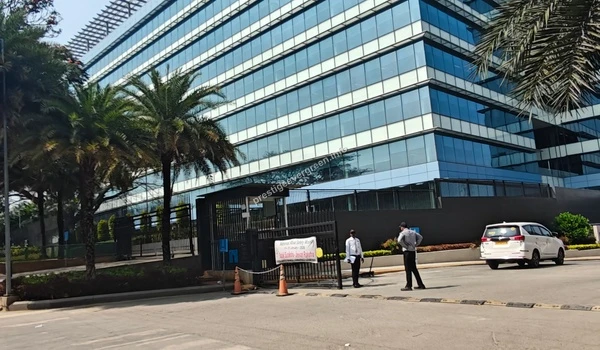 View of a major IT Tech Park building located in close proximity to Prestige Evergreen in Whitefield