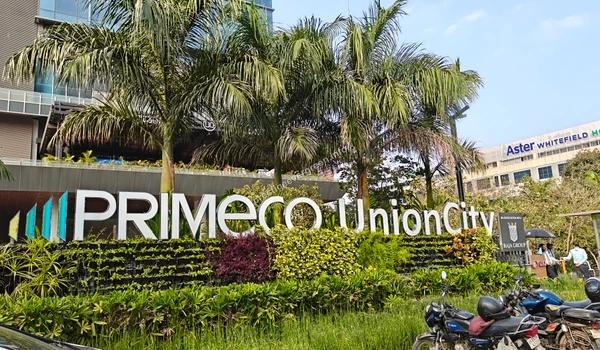 Signage of Primeco Union City commercial complex located near Prestige Evergreen