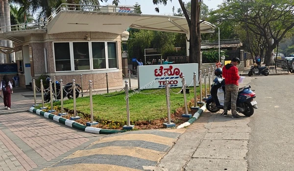 View of the Tesco campus entrance highlighting the prime tech hub connectivity near Prestige Evergreen