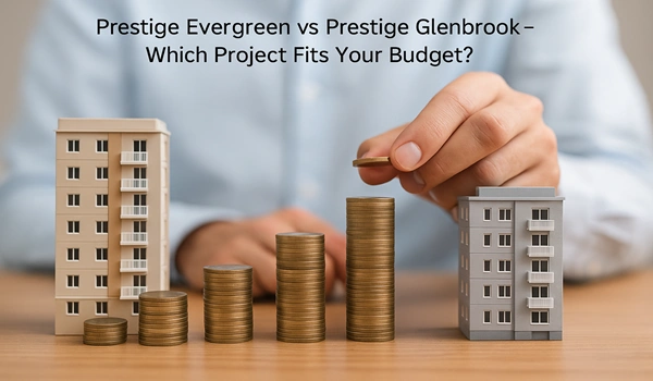 Prestige Evergreen vs Prestige Glenbrook comparison – find which real estate project suits your budget and lifestyle with detailed analysis of prices, amenities, and location
