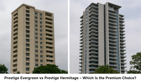 Prestige Evergreen vs Prestige Hermitage comparison – Discover which premium apartment is the better choice with detailed features and amenities