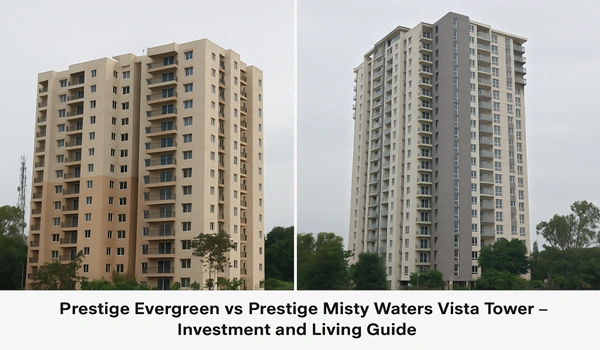 Prestige Evergreen vs Prestige Misty Waters Vista Tower comparison – real estate investment and residential living guide in Bangalore