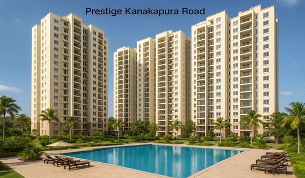 Prestige Kanakapura Road luxury apartments in Bangalore featuring modern architecture, premium amenities, and elegant residential design.