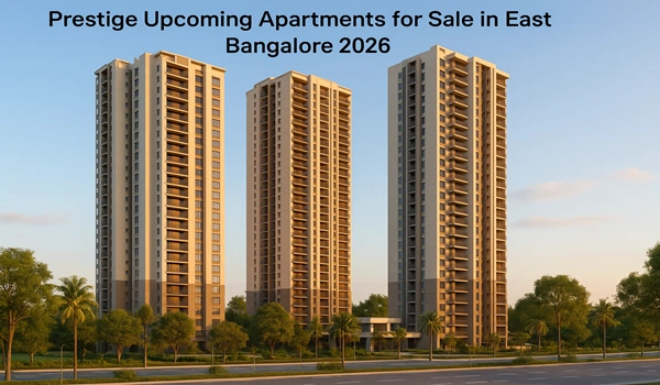 Prestige upcoming apartments for sale in East Bangalore 2026 with modern amenities, spacious 2BHK and 3BHK flats, and prime location near IT hubs and schools