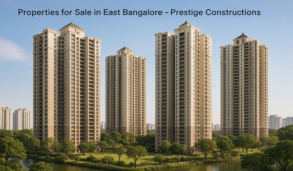 Properties for sale in East Bangalore including apartments, villas, and independent houses with modern amenities and prime locations.