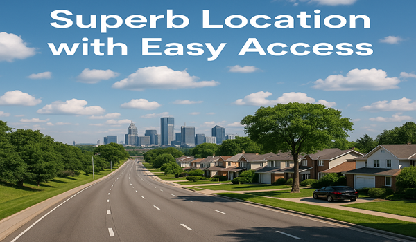 Superb Location with Easy Access