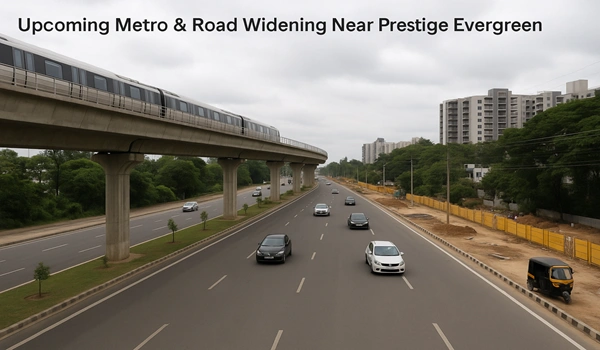 Featured Image of Upcoming Metro & Road Widening Near Prestige Evergreen: What Buyers Should Know