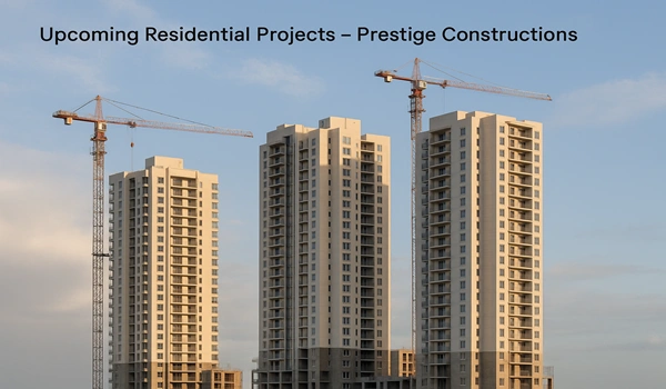 Upcoming residential projects by Prestige Constructions with modern luxury homes and amenities