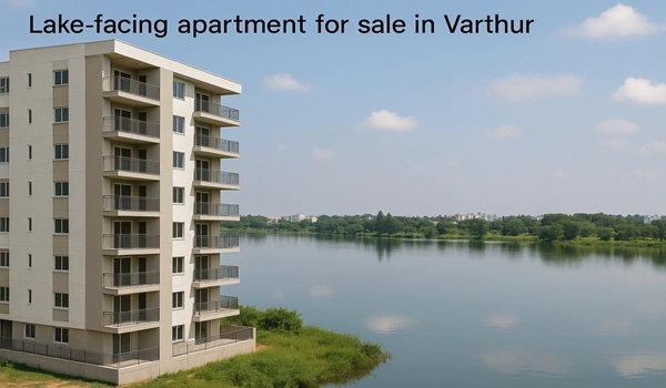 Featured Image of Lake-facing apartment for sale in Varthur
