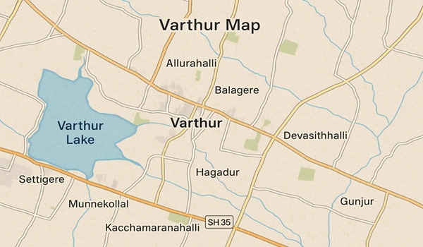 Varthur Map
